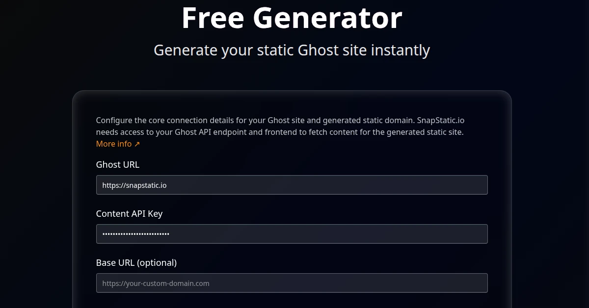 Snapstatic Free Generator